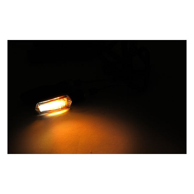 Cob LED Turn Signal / Position Combo Black / Smoke