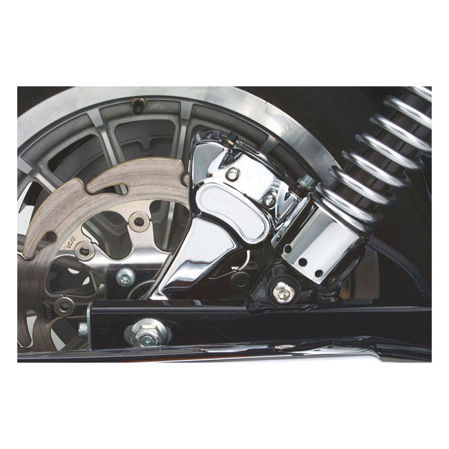 Brake Caliper & Bracket Assembly Rear Chrome For 00-05 Dyna
