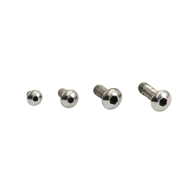 Buttonhead Bolt Polished Stainless Steel 10/24 X 5/8