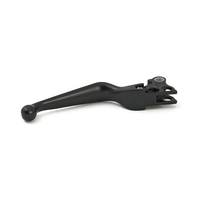 Handlebar Lever Kit Wide Blade Black For Cable Operated - 96-17 Dyna