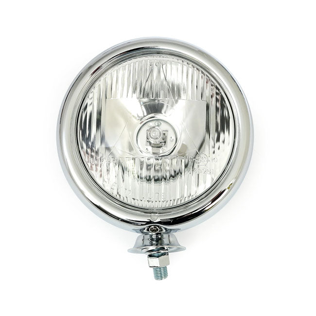 High Beam Flatty Spotlamp Chrome - 4 1/2 Inch