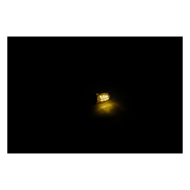 Tiny LED Turn Signals Black With Smoke Lens