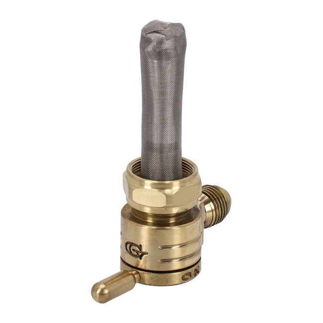 Straight Outlet 6-AN Click-Slick Petock 22 MM With Nut Brass