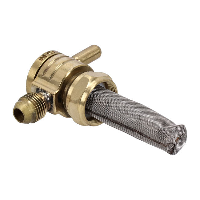 Straight Outlet 6-AN Click-Slick Petock 22 MM With Nut Brass