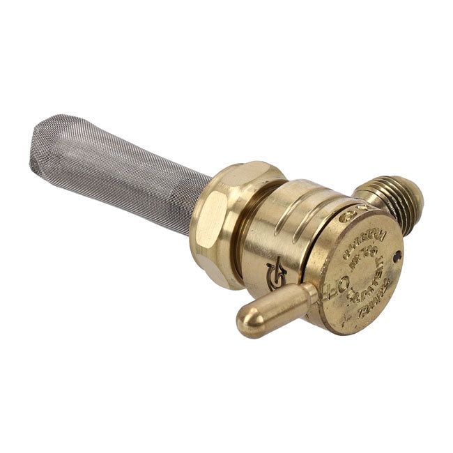 Straight Outlet 6-AN Click-Slick Petock 22 MM With Nut Brass