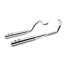 True Dual Head Pipes Chrome For 07-08 FLT/Touring NU