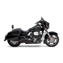 Speedster Short Swept Exhaust Black For 17-22 Touring