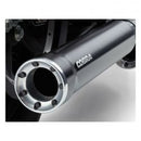 RPT Race Pro Slip-On Mufflers Black - 3 Inch For 07-16 FLSTF Fatboy