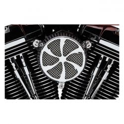 Naked Air Cleaner Kit Swept Chrome For 16-17 Softail