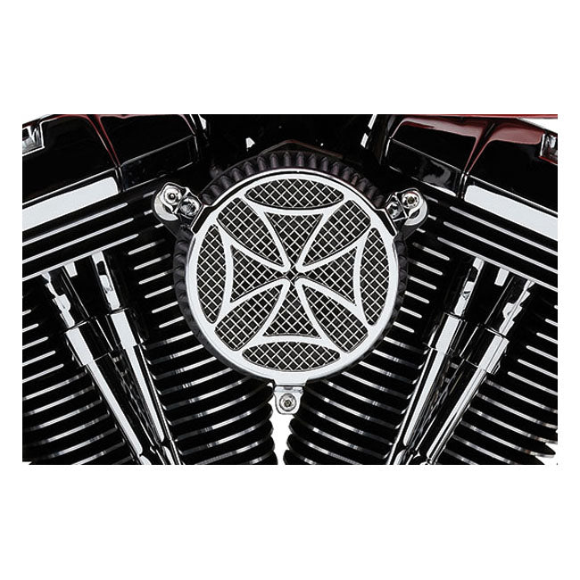 Naked Air Cleaner Kit Cross Chrome For 16-17 Softail