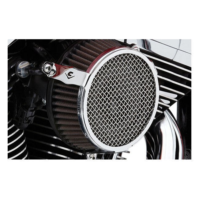 Naked Air Cleaner Kit Plain Chrome For 01-15 Softail