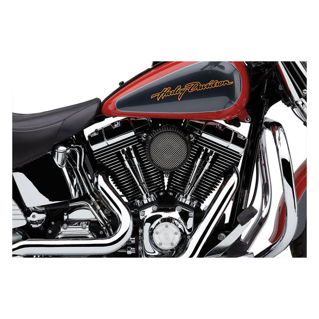 Naked Air Cleaner Kit Plain Black For 01-15 Softail