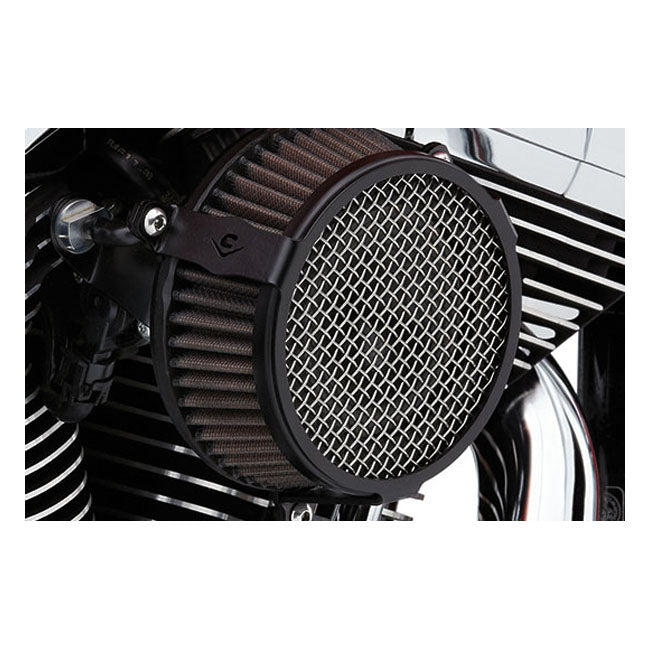 Naked Air Cleaner Kit Plain Black For 01-15 Softail