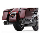 Race Pro Slip-On Mufflers Black - 4 Inch For 95-16 FLT/Touring NU