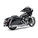 Race Pro Slip-On Mufflers Chrome - 4 Inch For 17-22 Touring