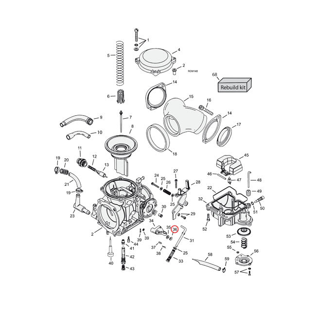 E-Clip Accelerator Pump Lever