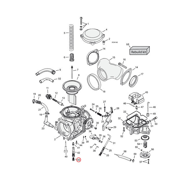 Main Jet Cv Carb .195