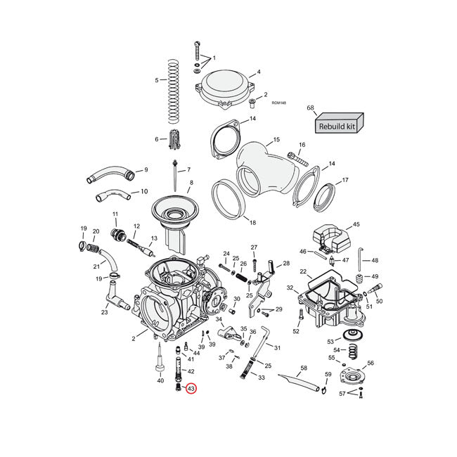 Main Jet Cv Carb .200