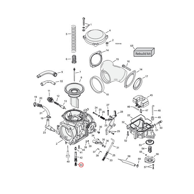 Cvp Main Jet Cv Carb .175 For 89-06 B.T.