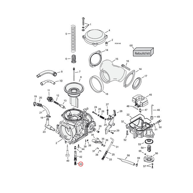 Cvp Main Jet Cv Carb .185 For 89-06 B.T.