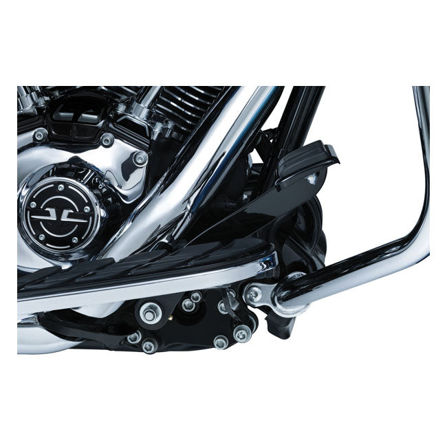 Smooth Extended Brake Pedal Gloss Black For 14-21 Touring, Trikes Without Fairing lowers