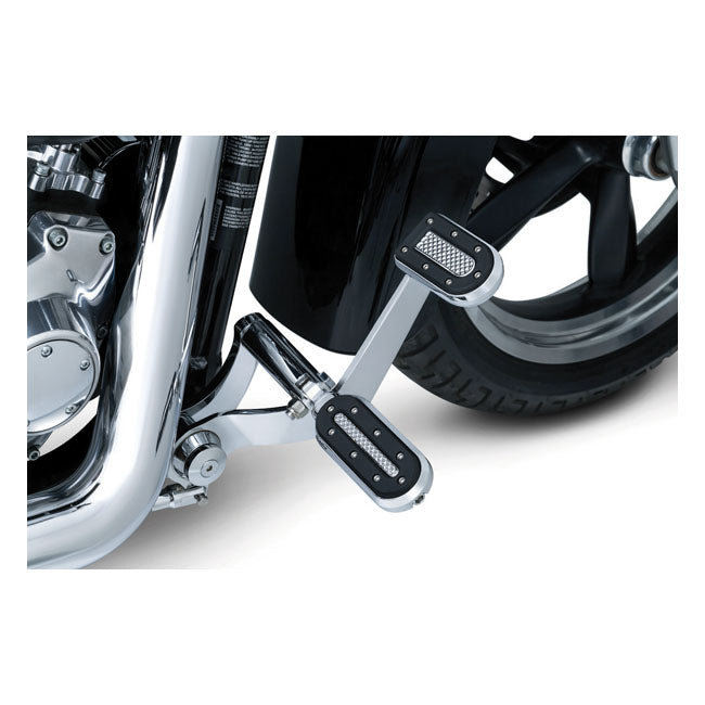 Heavy Industry Brake Pedal Pad Chrome For 84-15 FX Softail