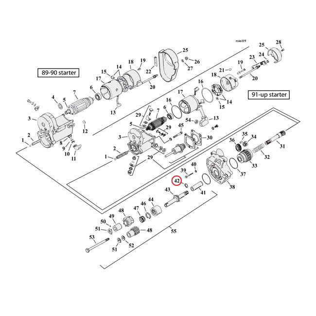 Retaining Ring Internal Starter Motor