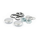 Shock Bolt Cover Kit Chrome For 04-16 XL