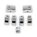 Handlebar Switch Cap Kit Chrome For 11-23 Softail