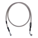 Stainless Clear Coated Front Brake Line For 90-13 FLSTF