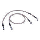 Stainless Clear Coated Rear Brake Line For 84-90 FLST Heritage Softail NU
