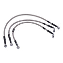 Stainless Clear Coated Front Brake Line For 91-92 FXDB