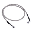 Stainless Clear Coated Front Brake Line For 96-05 FXD/I