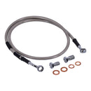 Stainless Clear Coated Front Brake Line For 87-91 XL883 Deluxe NU