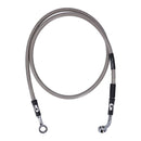 Stainless Clear Coated Front Brake Line For 87-91 XL883 Deluxe NU