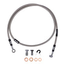 Stainless Clear Coated Front Brake Line For 08-09 FLST-SB Cross Bones