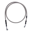 Stainless Clear Coated Front Brake Line For 05-13 Softail FLSTN Deluxe