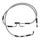 Stainless Clear Coated Rear Brake Line For 2007 FLST/C/SC Heritage Softail