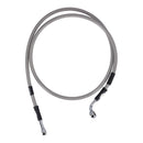 Stainless Clear Coated Front Brake Line For 06-13 FXDI