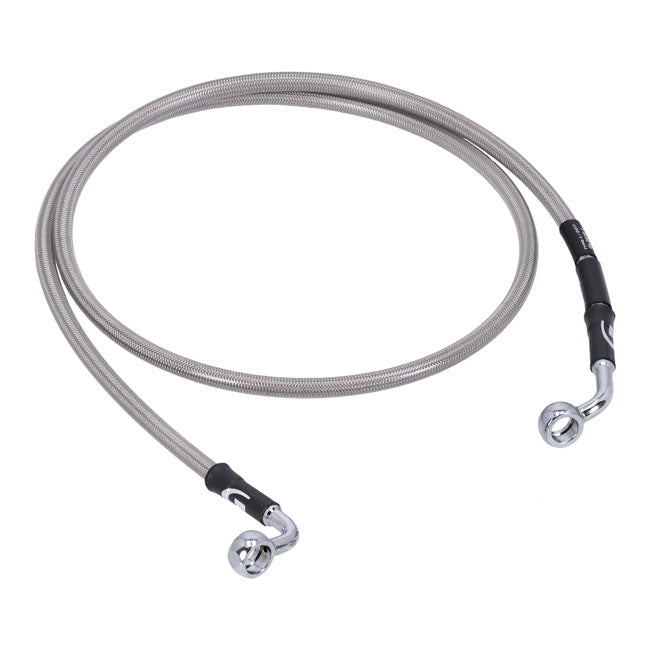 Stainless Clear Coated Front Brake Line For 06-08 FXCWGI