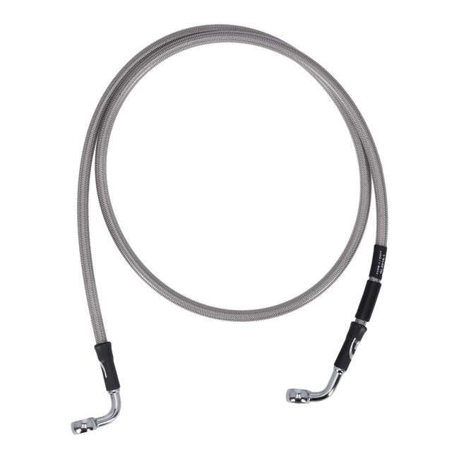 Stainless Clear Coated Front Brake Line For 06-08 FXCWGI