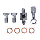 Stainless Clear Coated Rear Brake Line For 00-07 FXD NU