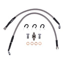 Stainless Clear Coated Rear Brake Line For 04-13 XL Models