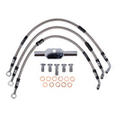 Stainless Clear Coated Front Brake Line For 06-08 VRCSD