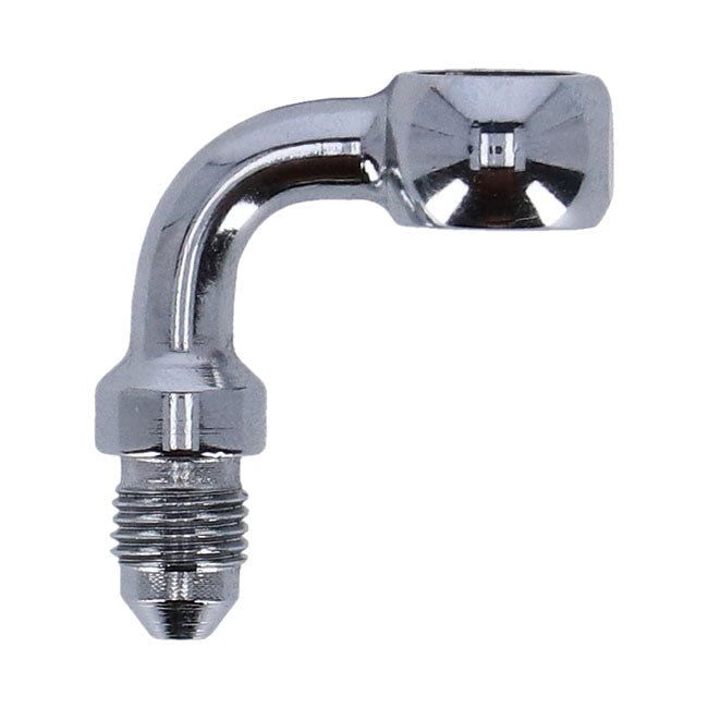 Banjo Fitting Chrome 7/16 Inch 90 Degrees 11Mm