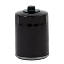MCS Spin-On Oil Filter With Top Nut For M8 Black For 18-23 Softail