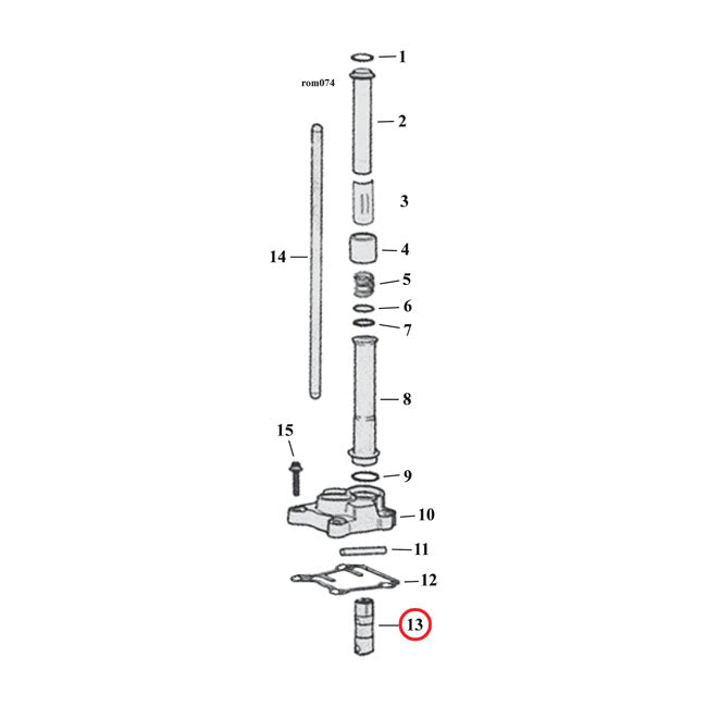 99-Up Tappet Assembly Standard Size