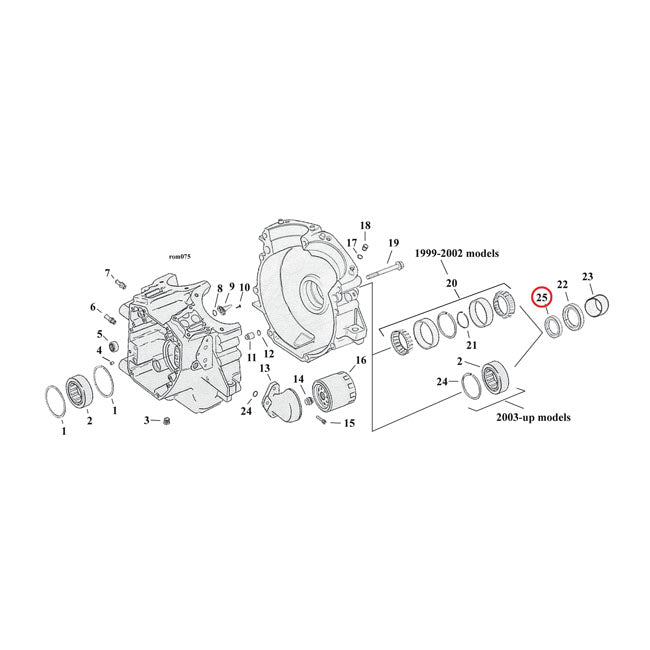 Sprocket Shaft Bearing Thrustwasher