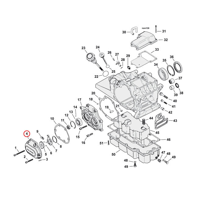 Transmission End Cover Smooth Cable Clutch Chrome For 06-17 Dyna