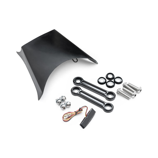 Bobbstr' Rear Fender Kit Black For 180-200 Tyre For 18-22 M8 Softail